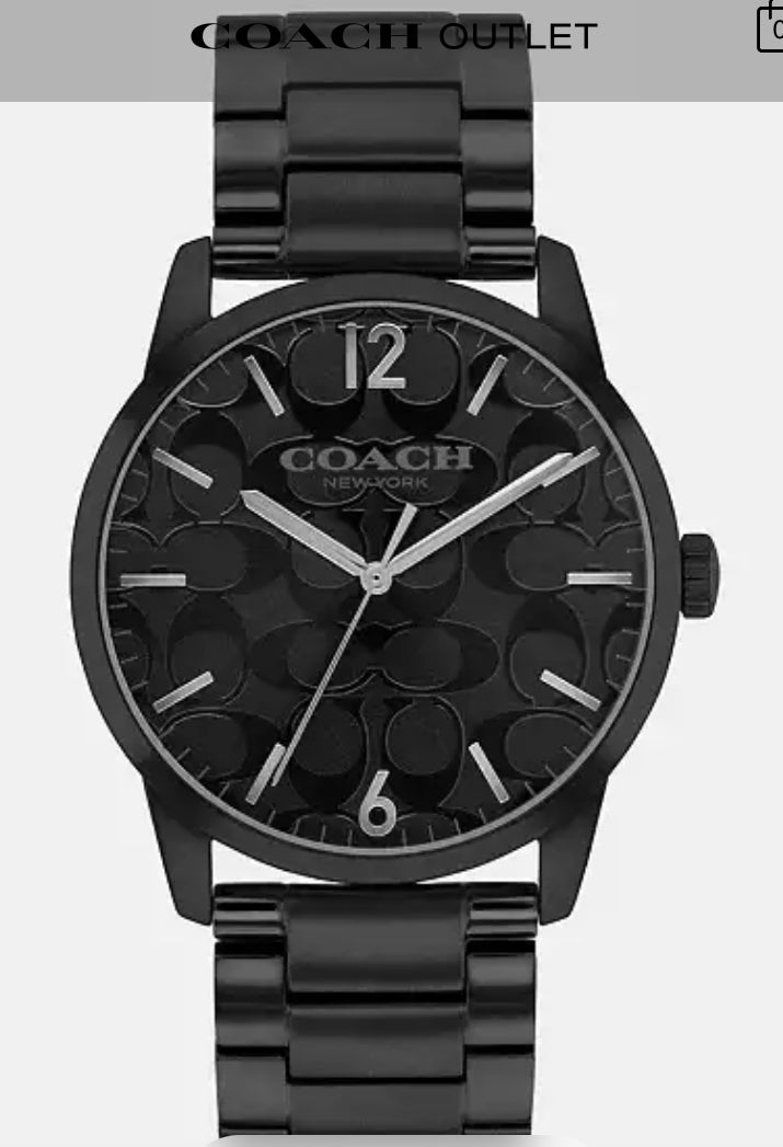 12 Gifts of Christmas Fundraiser Raffle – Prize #2 - Men’s Coach Set / Watch & Cologne