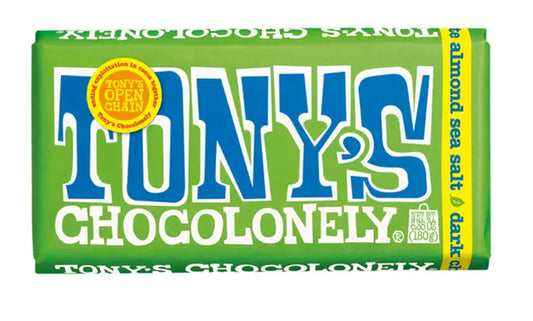 Dark Chocolate Almond Seasalt - Tony’s Chocolate