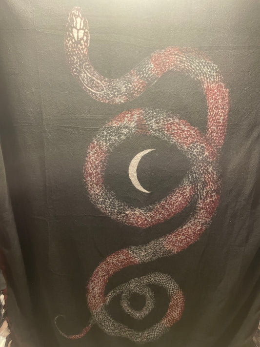 Snake & Moon Blanket