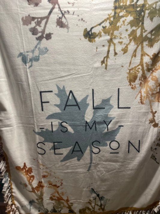 Fall Is My Season Blanket