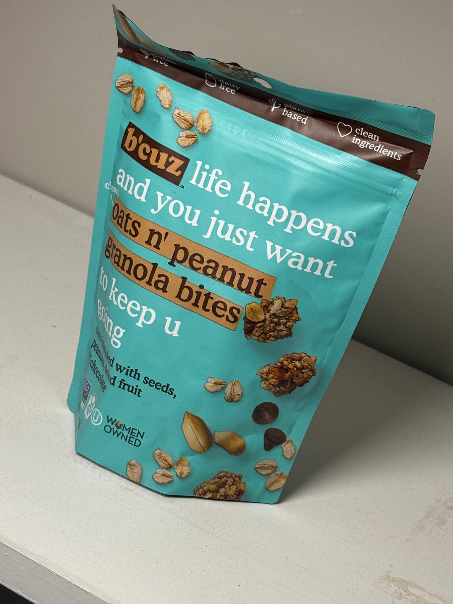 B’cuz - Oats n peanut granola bites