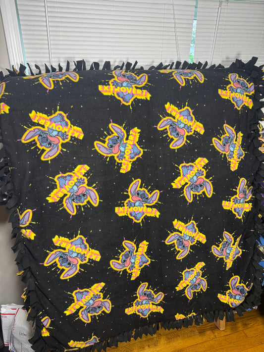Black Stitch Blanket