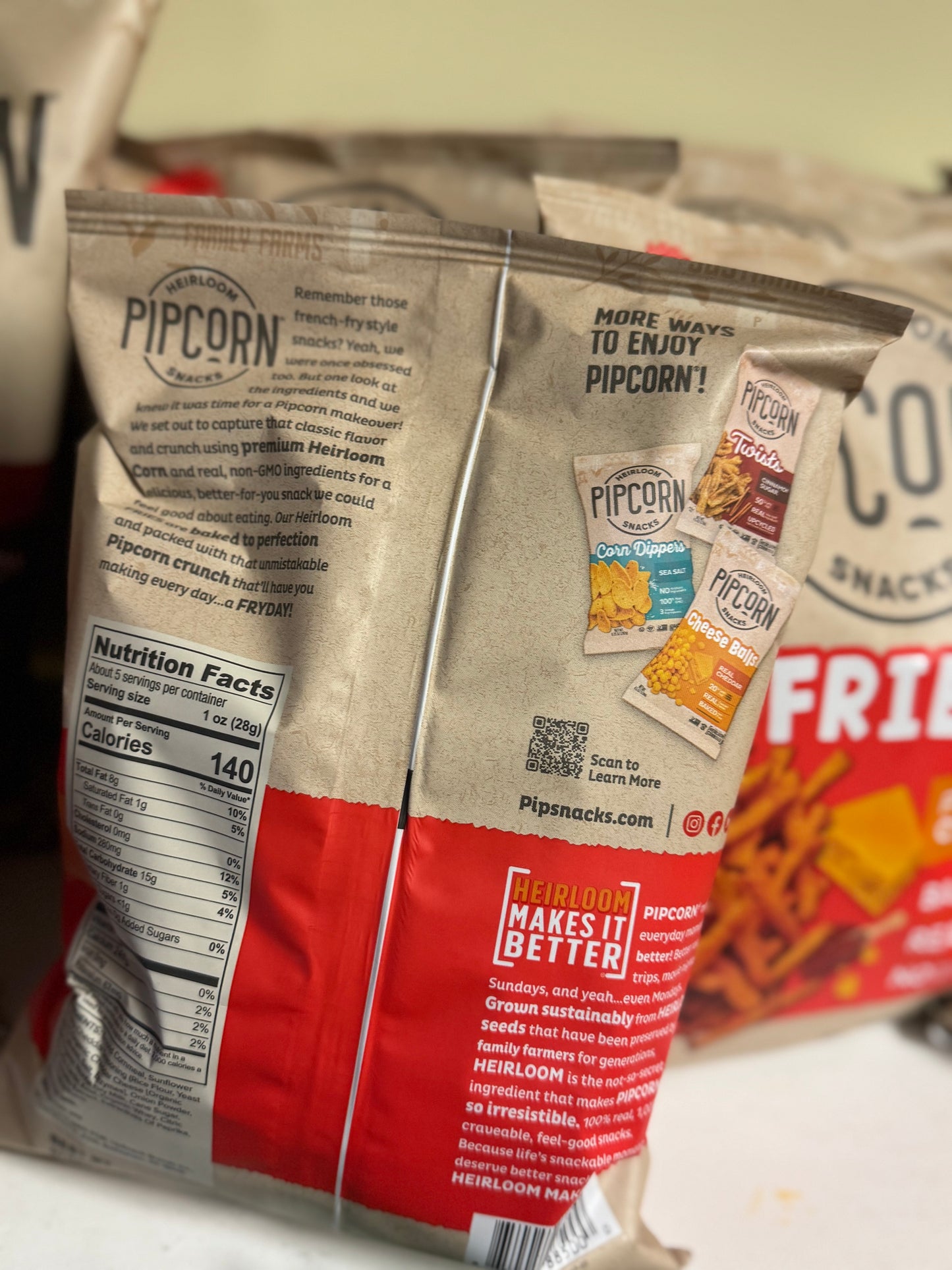 Cheddar Fries Pipcorn
