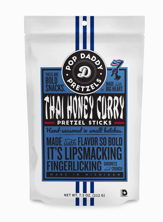 Thai Honey Curry Pretzels