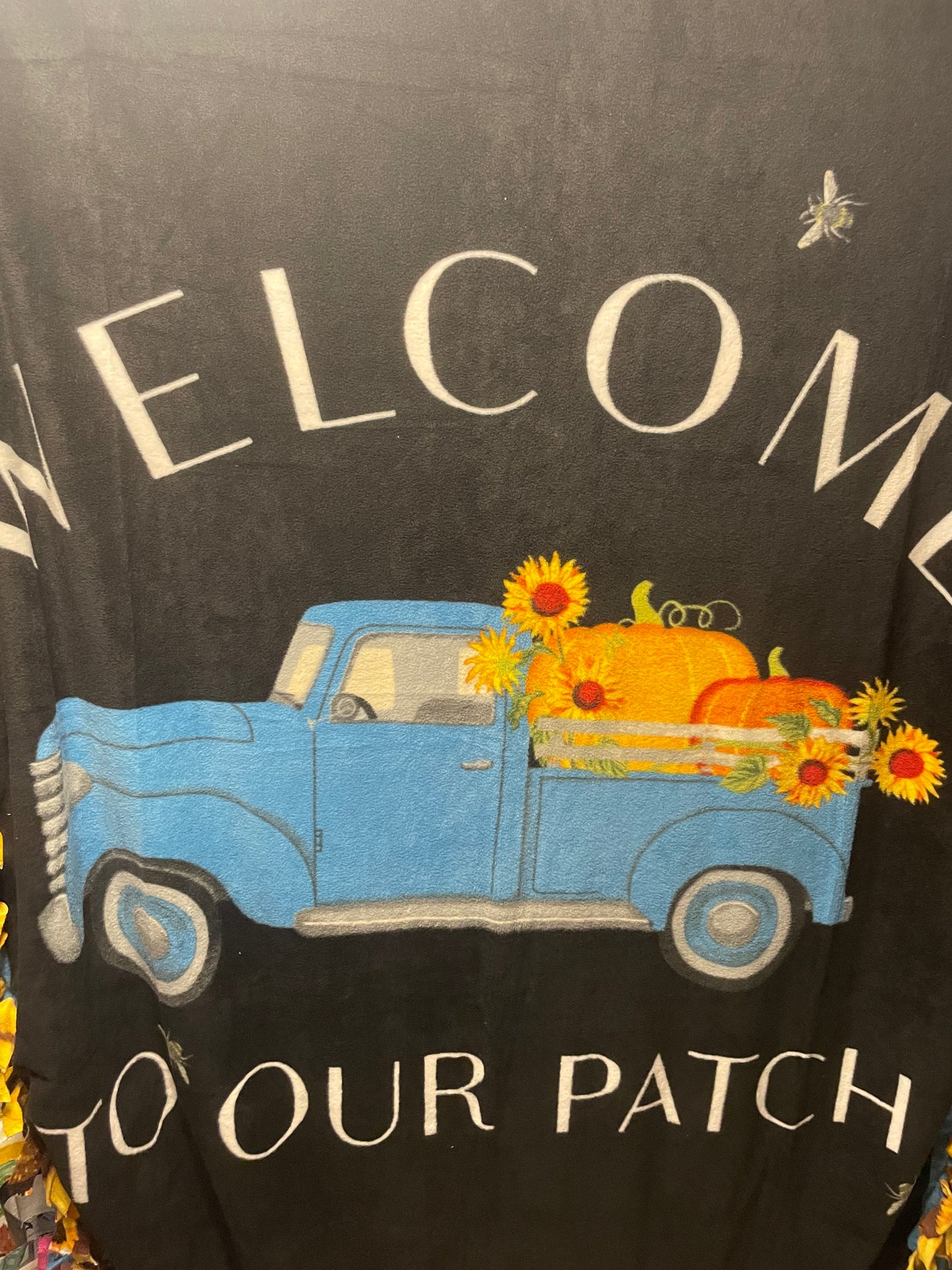 Blue Truck Blanket