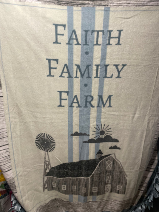 Faith Family Farm Blanket