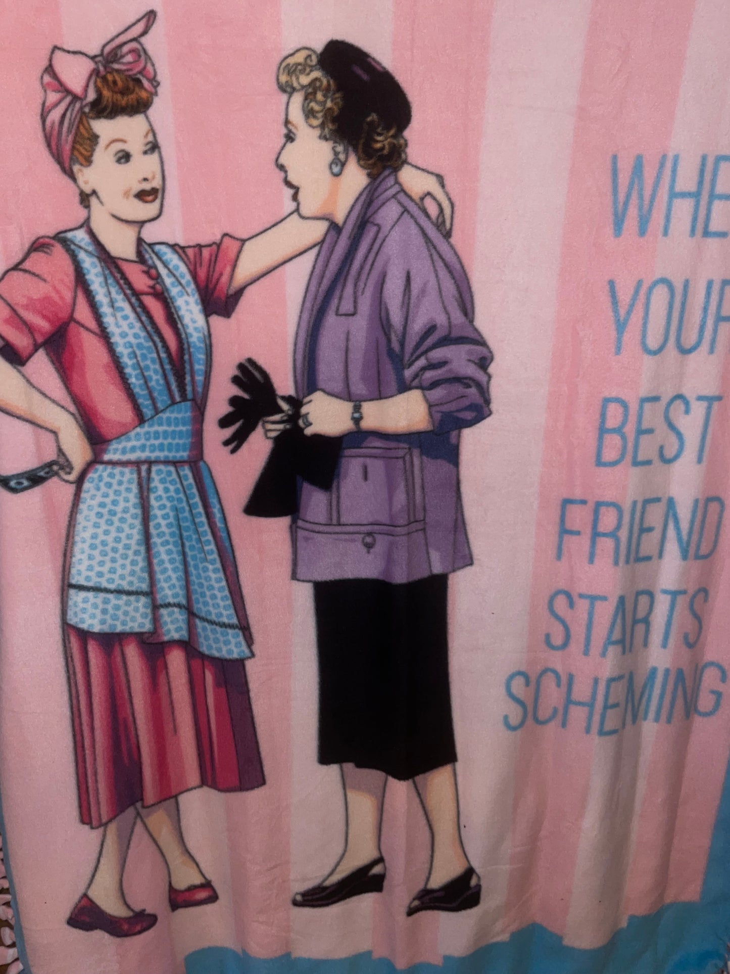 I Love Lucy Blanket